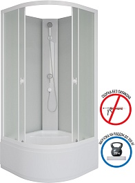 Niagara Душевая кабина Promo P100/40/MT/BK – фотография-1